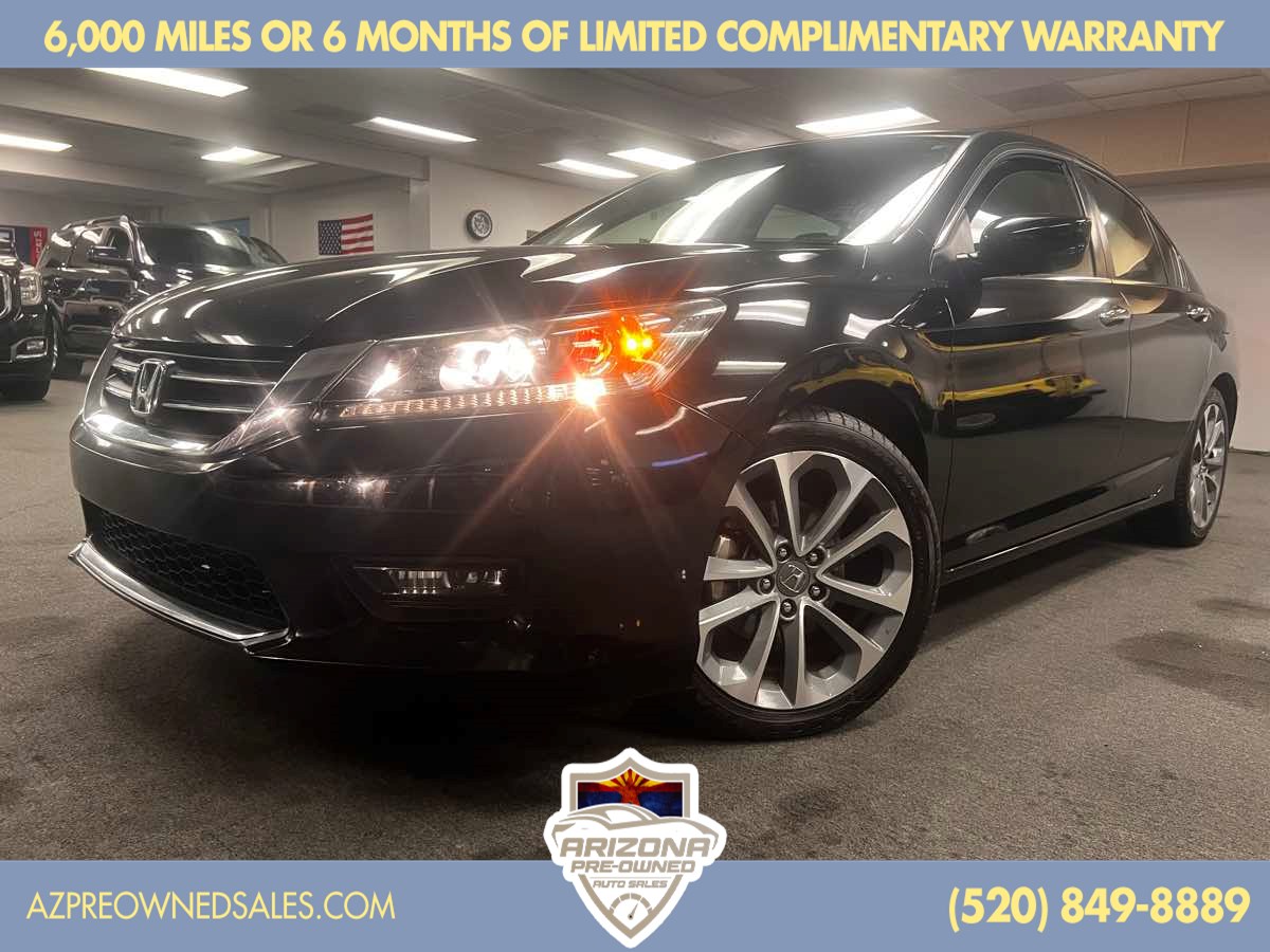 Used 2014 Honda Accord Sport with VIN 1HGCR2E51EA212251 for sale in Tucson, AZ