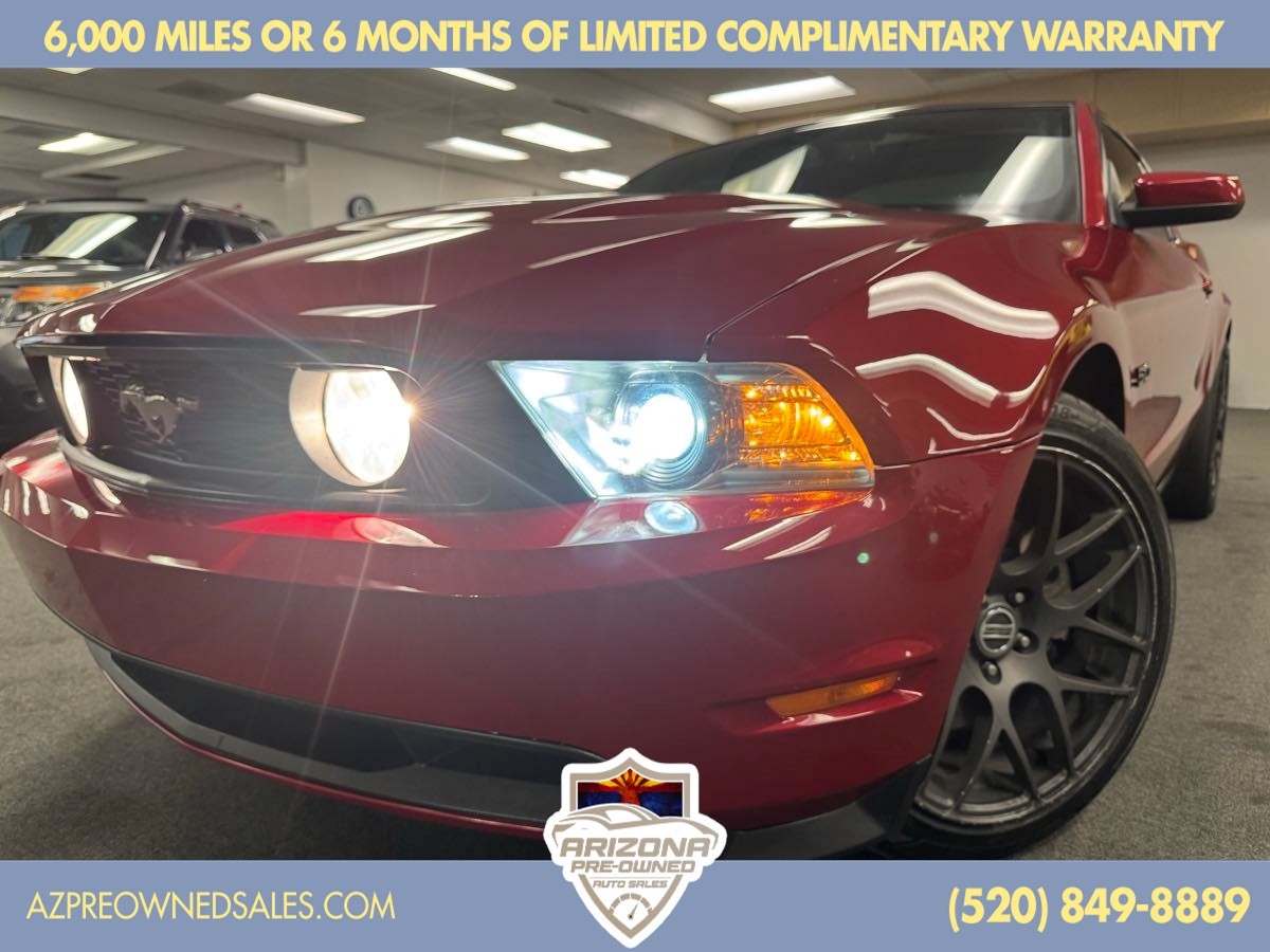 Used 2011 Ford Mustang GT with VIN 1ZVBP8CF6B5142326 for sale in Tucson, AZ