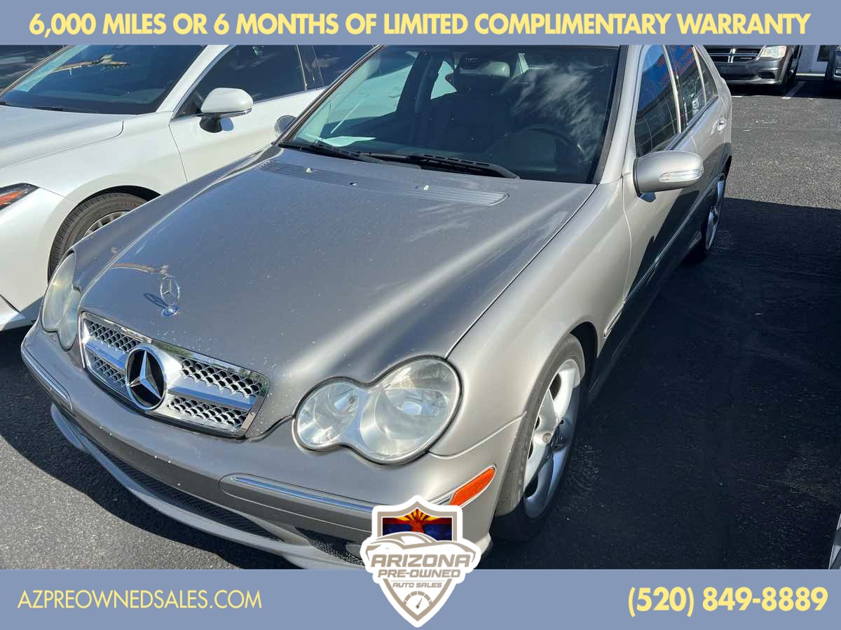 Used 2005 Mercedes-Benz C-Class C230 Kompressor with VIN WDBRF40J25F644334 for sale in Tucson, AZ