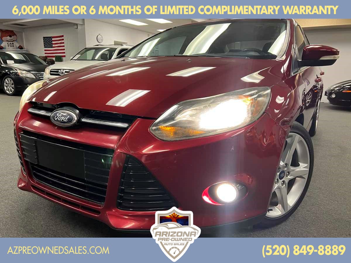 Used 2014 Ford Focus Titanium with VIN 1FADP3J26EL237862 for sale in Tucson, AZ