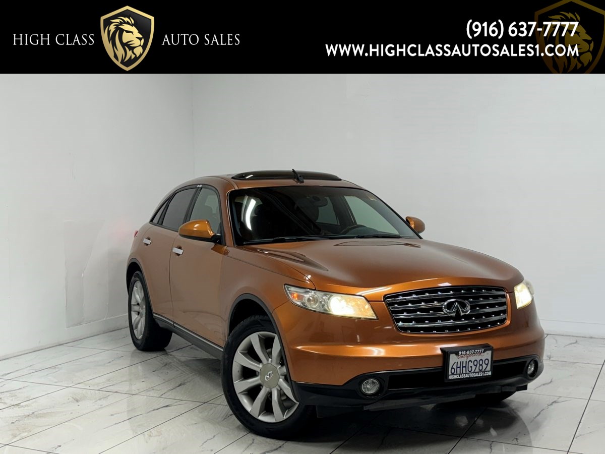 Sold 2003 INFINITI FX35 w/Options in Rancho Cordova