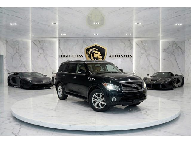 Black Obsidian 2012 INFINITI QX56 4WD SUV / Crossover Four-Wheel Drive Automatic