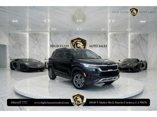 Cherry Black 2021 Kia Seltos LX AWD SUV / Crossover All-Wheel Drive Automatic