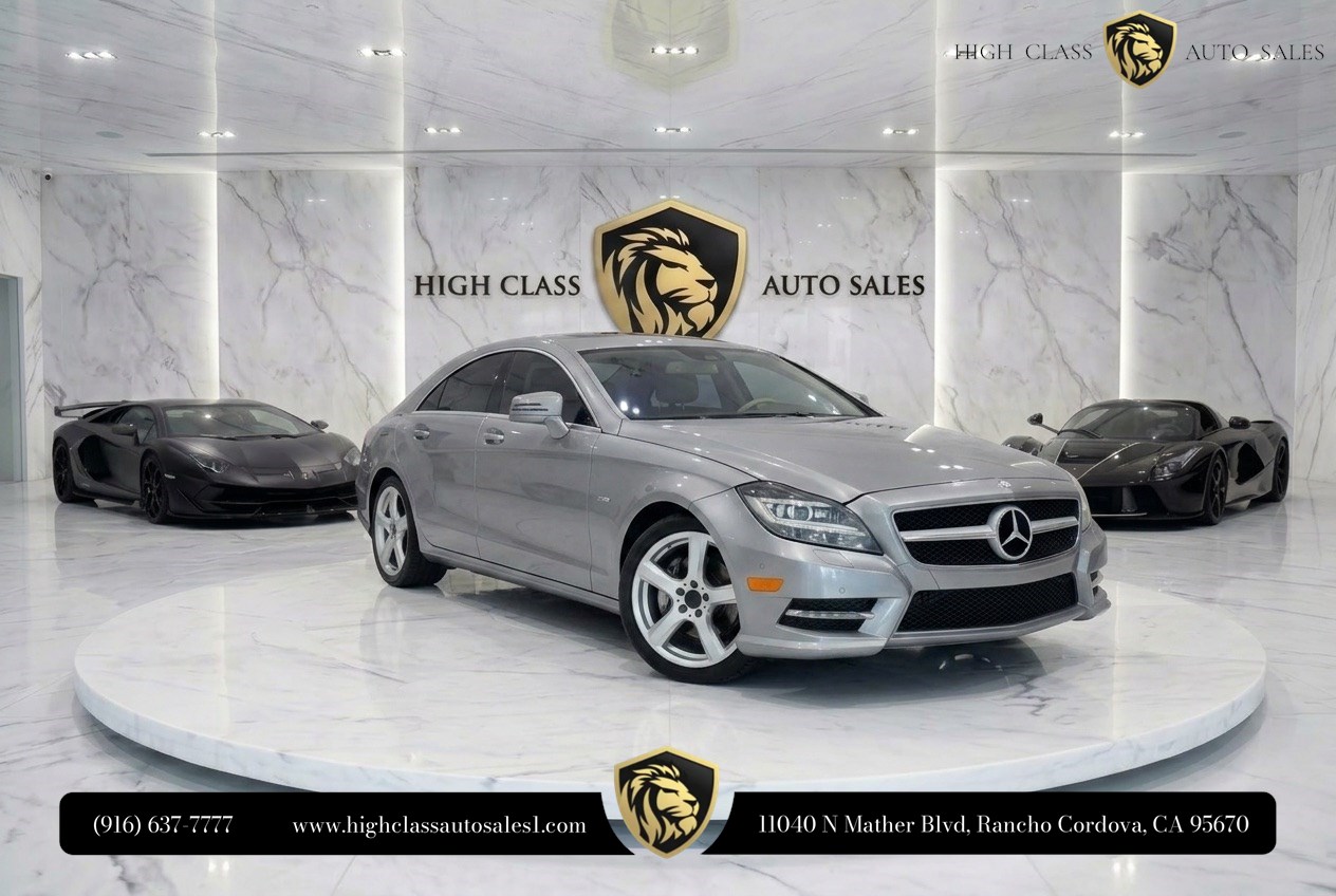 Palladium Silver Metallic 2012 Mercedes-Benz CLS 550 Sedan Rear-Wheel Drive Automatic
