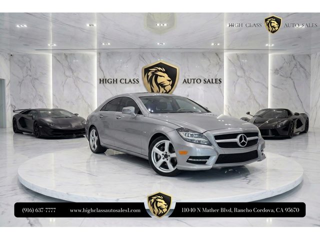 Palladium Silver Metallic 2012 Mercedes-Benz CLS 550 Sedan Rear-Wheel Drive Automatic