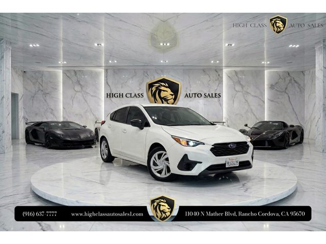Crystal White Pearl 2024 Subaru Impreza Sedan Automatic