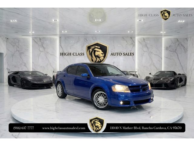Blue Streak Pearl 2013 Dodge Avenger SXT FWD Sedan Front-Wheel Drive Automatic