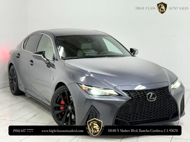 Cloudburst Gray 2021 Lexus IS 350 F Sport RWD Sedan Rear-Wheel Drive Automatic