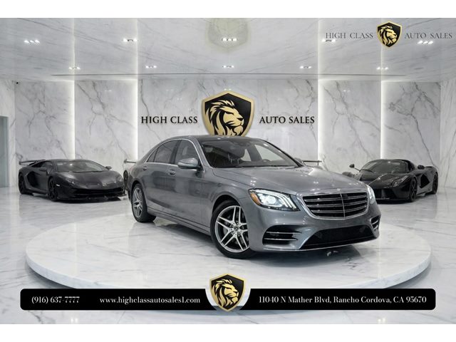 Gray (Selenite Grey Metallic) 2018 Mercedes-Benz S-Class S 560 RWD Sedan Rear-Wheel Drive Automatic