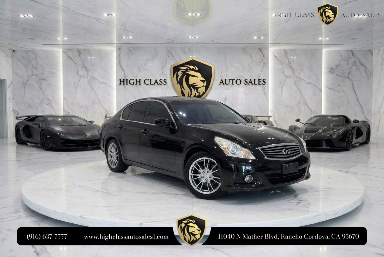 Black Obsidian 2012 INFINITI G37 Journey Sedan RWD Sedan Rear-Wheel Drive Automatic