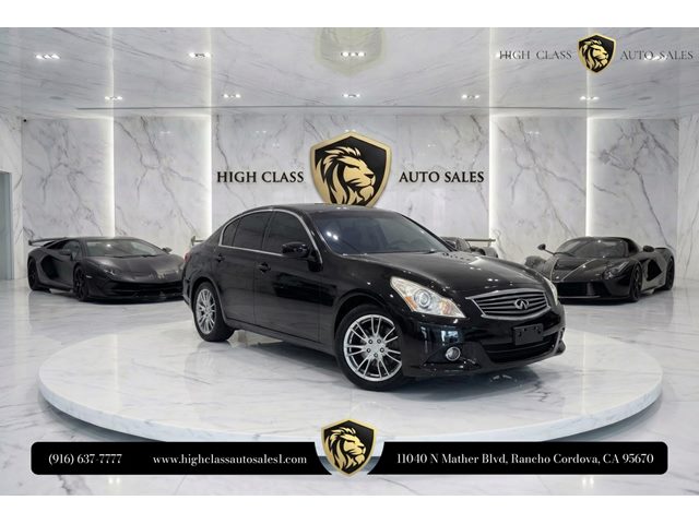 Black Obsidian 2012 INFINITI G37 Journey Sedan RWD Sedan Rear-Wheel Drive Automatic