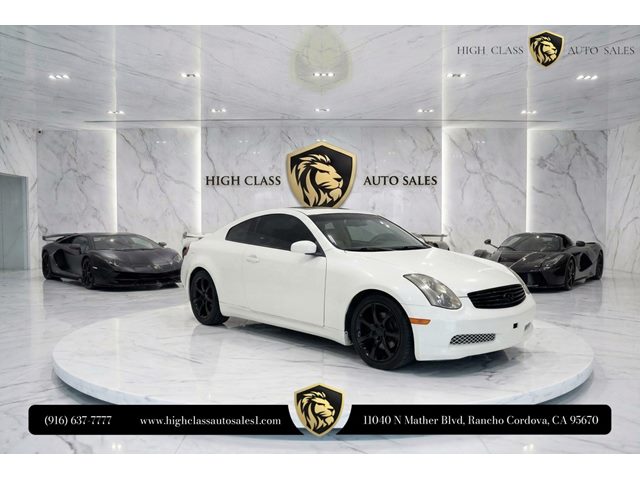 White (Ivory Pearl) 2007 INFINITI G35 Coupe RWD Coupe Rear-Wheel Drive Automatic