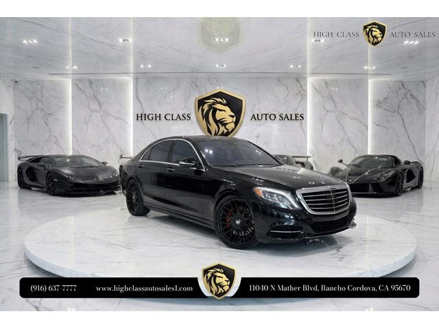 Black 2017 Mercedes-Benz S-Class S 550 Sedan Sedan Rear-Wheel Drive Automatic