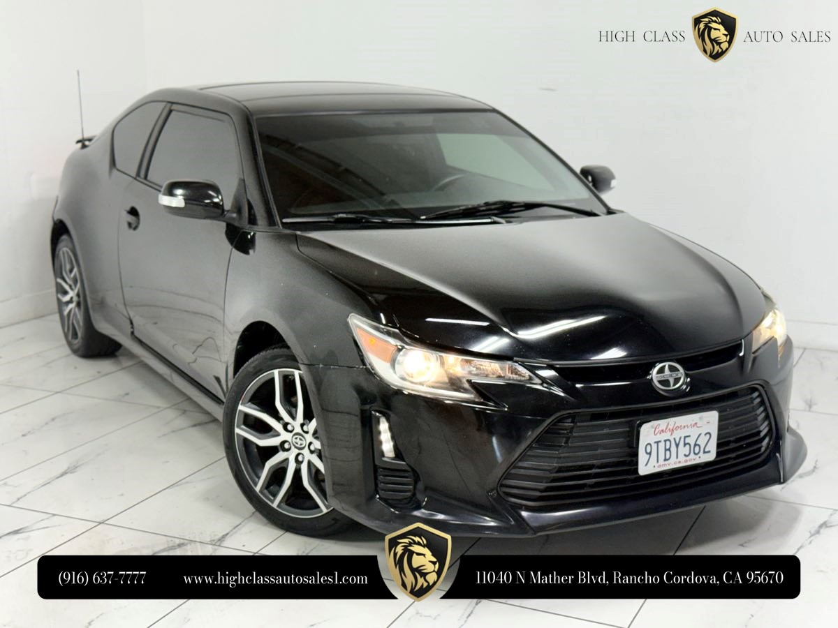 Black 2015 Scion tC Coupe  Manual