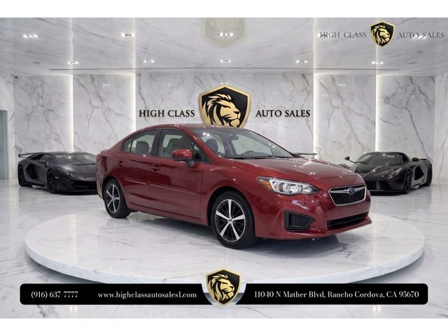 Crimson Red Pearl 2019 Subaru Impreza Sedan All-Wheel Drive Automatic