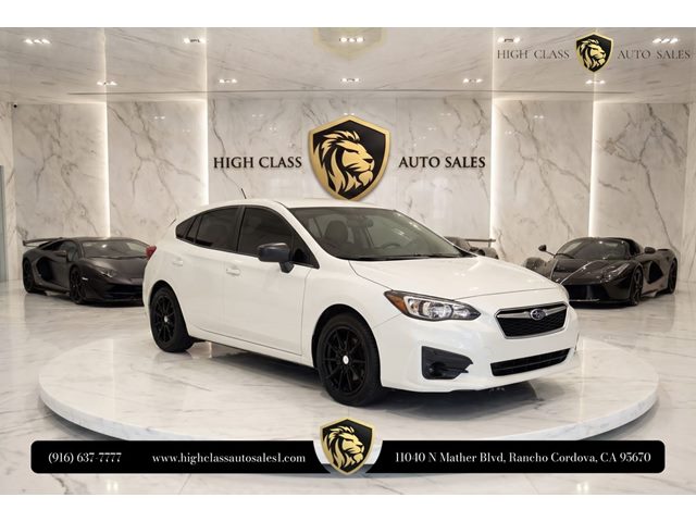 Crystal White Pearl 2017 Subaru Impreza Sedan Automatic