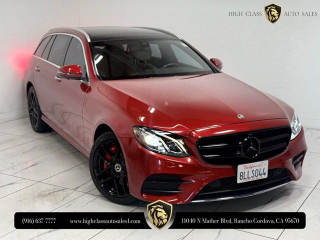 designo Cardinal Red Metallic 2019 Mercedes-Benz E-Class Wagon All-Wheel Drive Automatic