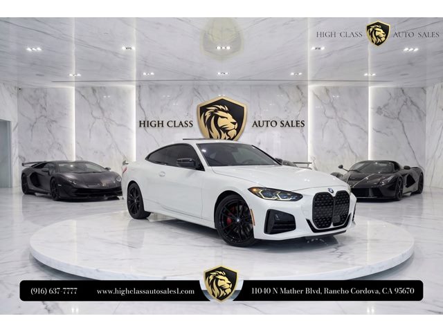 Mineral White Metallic 2022 BMW 4 Series Coupe Rear-Wheel Drive Automatic