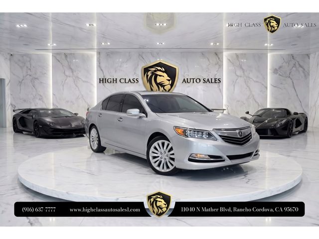 Forged Silver Metallic 2014 Acura RLX Sedan Front-Wheel Drive Automatic