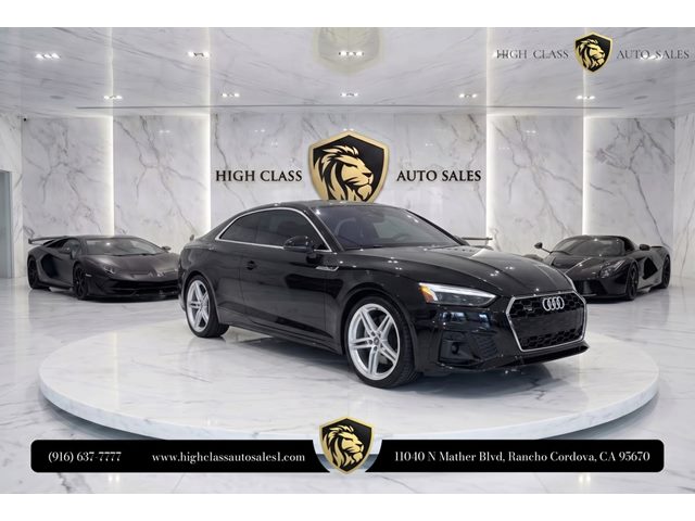 Mythos Black Metallic 2020 Audi A5 Coupe All-Wheel Drive Automatic