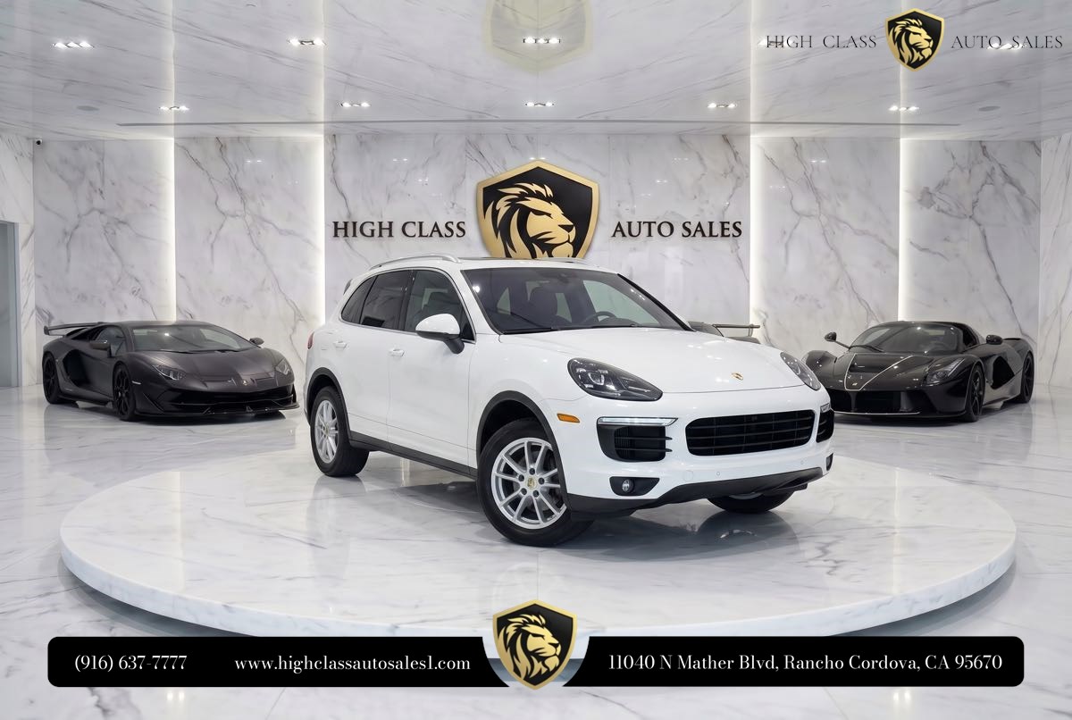 White 2016 Porsche Cayenne SUV / Crossover All-Wheel Drive Automatic