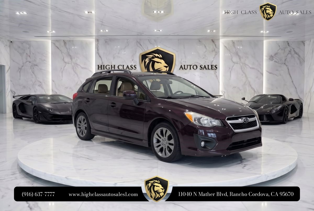 Deep Cherry Pearl 2013 Subaru Impreza Hatchback All-Wheel Drive Automatic