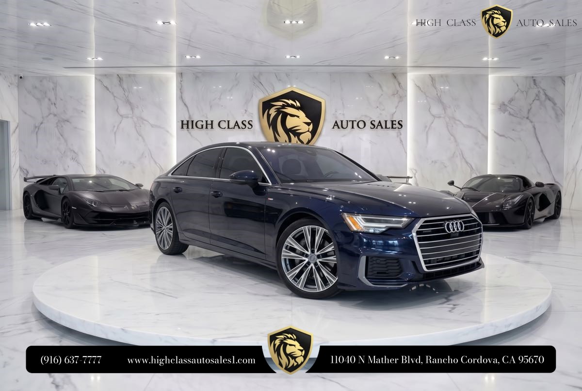 Firmament Blue Metallic 2019 Audi A6 Sedan All-Wheel Drive Automatic