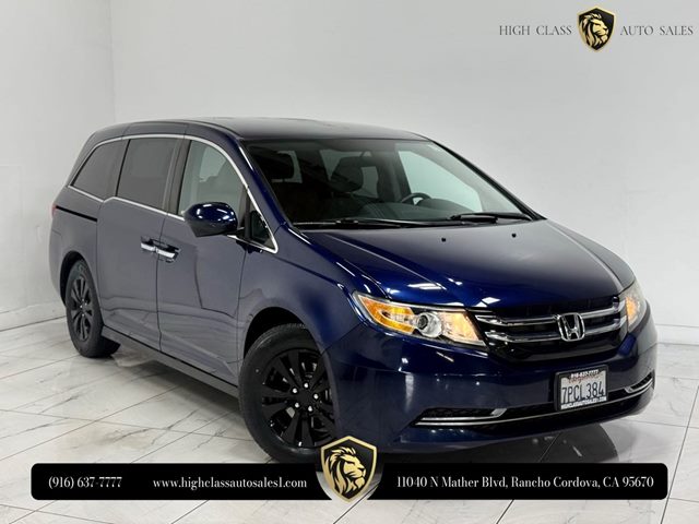 Black (Obsidian Blue Pearl) 2016 Honda Odyssey Minivan Front-Wheel Drive Automatic