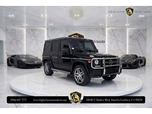 Black 2016 Mercedes-Benz G-Class SUV / Crossover All-Wheel Drive Automatic