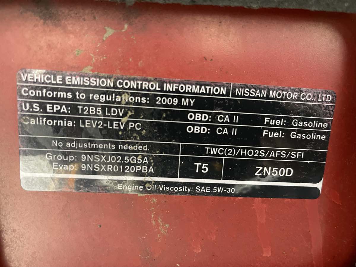 Sold 2009 Nissan Altima 2.5 S in Rancho Cordova