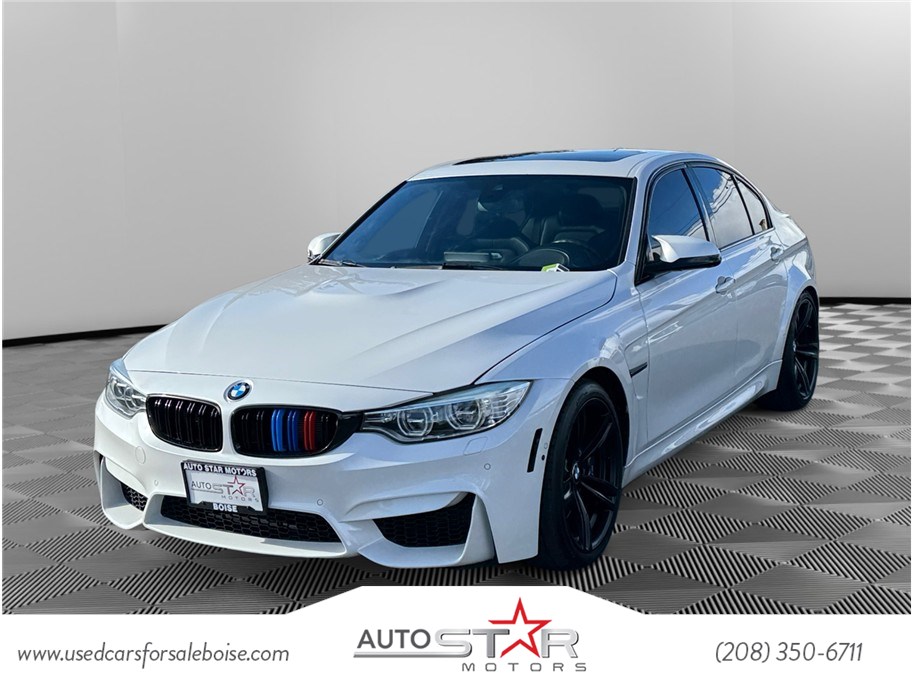 Mineral White Metallic 2017 BMW M3 Sedan Rear-Wheel Drive Automatic