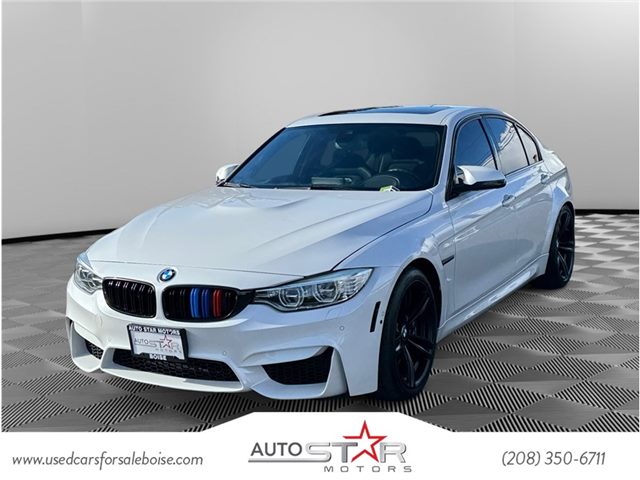 Mineral White Metallic 2017 BMW M3 Sedan Rear-Wheel Drive Automatic