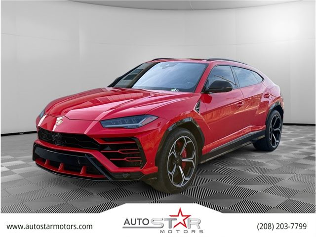 Red 2019 Lamborghini Urus SUV / Crossover All-Wheel Drive Automatic