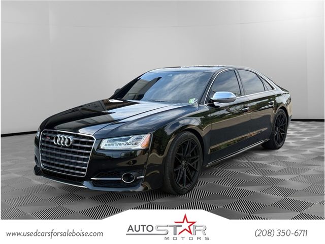 Mythos Black Metallic 2016 Audi S8 Sedan All-Wheel Drive Automatic