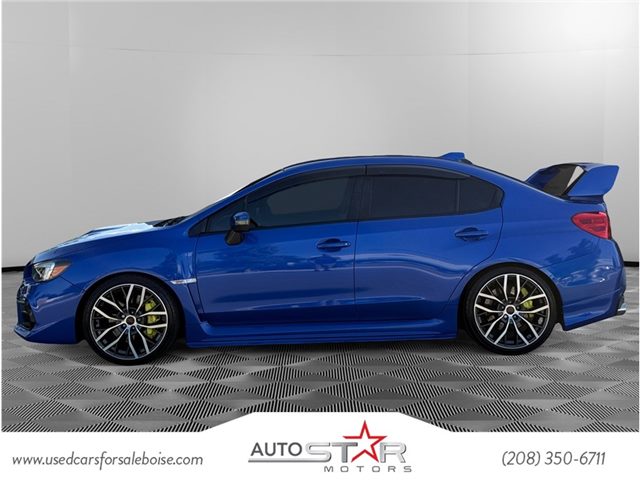 WR Blue Pearl 2020 Subaru WRX STI Sedan All-Wheel Drive Manual