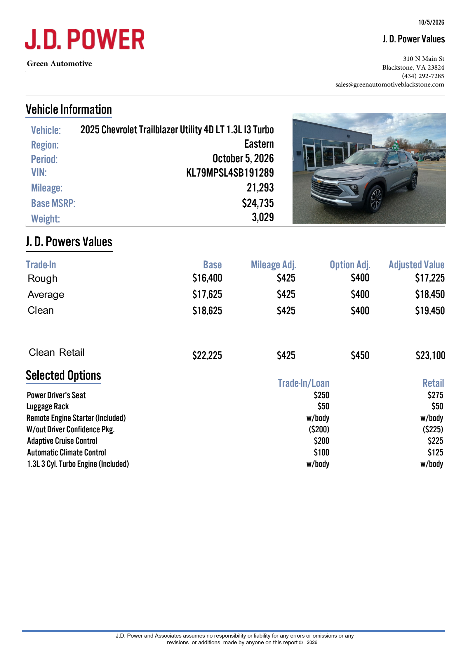 2025 Chevrolet Trailblazer LT - Photo 7
