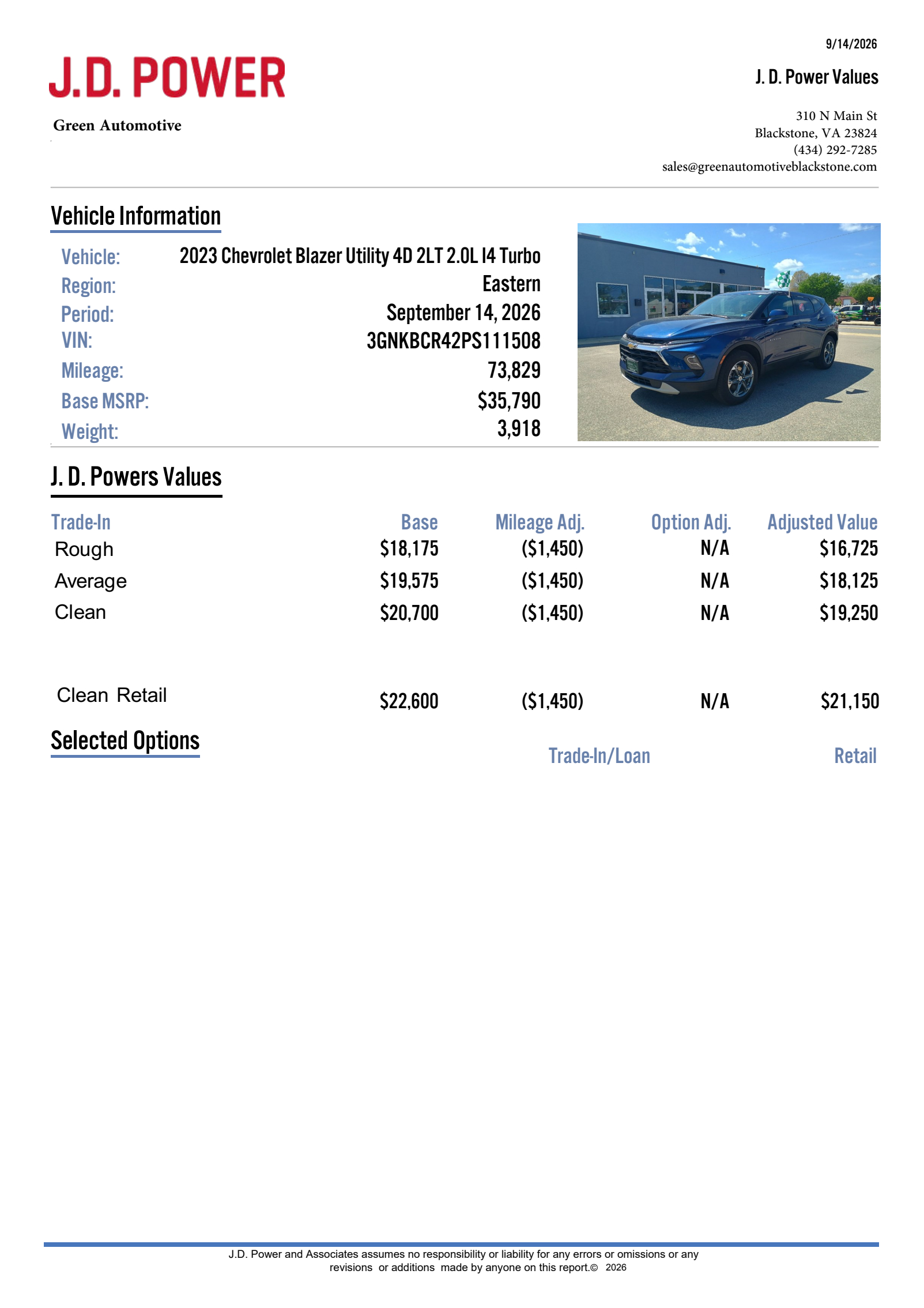 2023 Chevrolet Blazer 2LT - Photo 7
