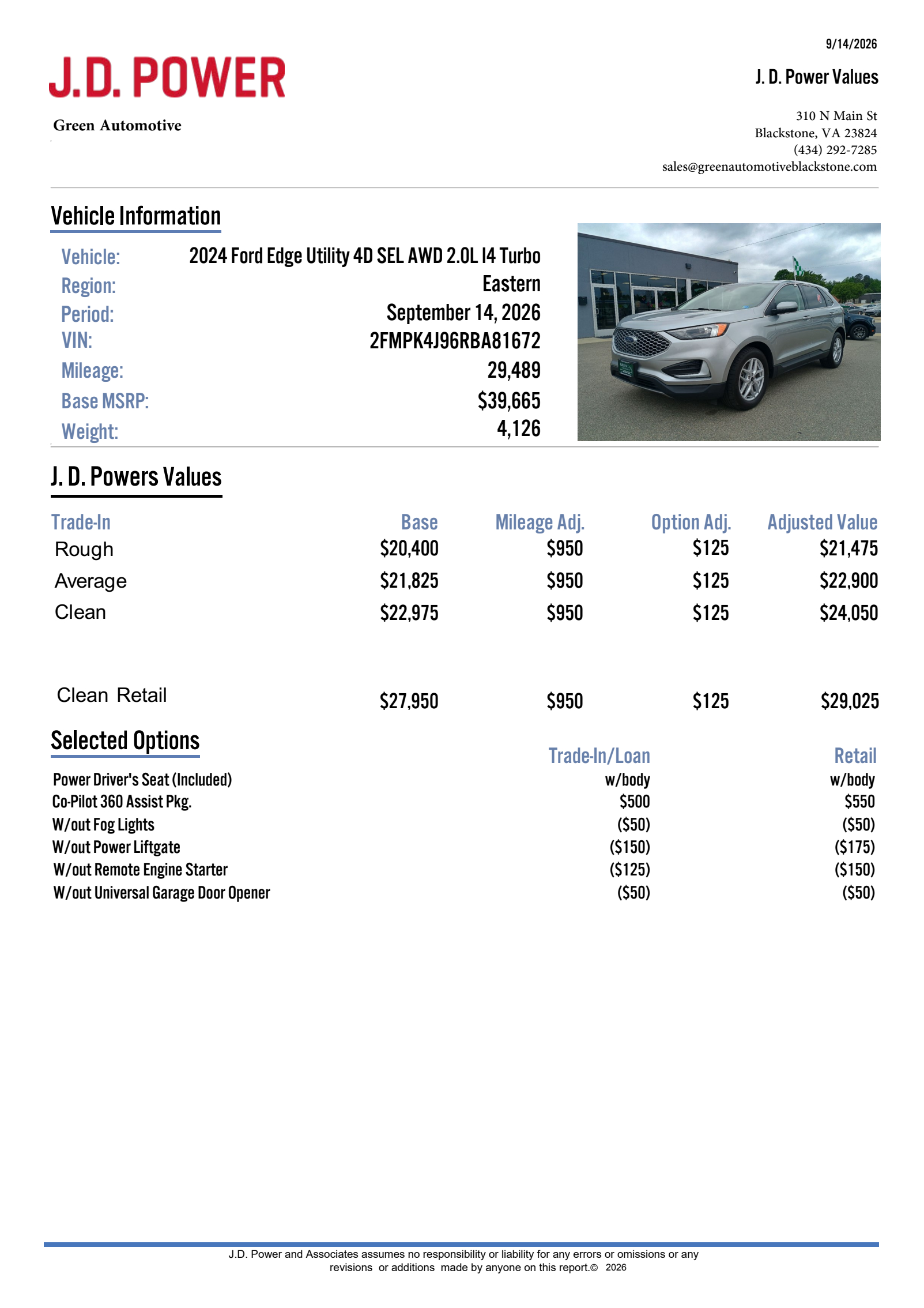 2024 Ford Edge SEL - Photo 7