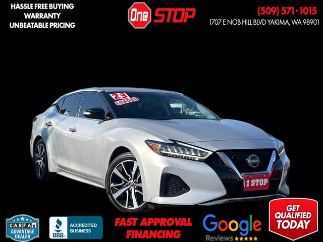 Brilliant Silver Metallic 2023 Nissan Maxima SV FWD Sedan Front-Wheel Drive Automatic