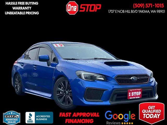 WR Blue Pearl 2019 Subaru WRX AWD Sedan All-Wheel Drive Manual