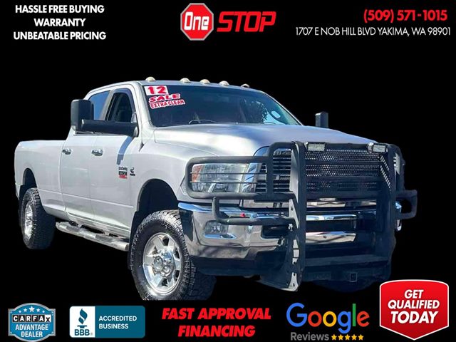 Bright Silver Metallic 2012 RAM 3500 Pickup Truck Four-Wheel Drive Automatic