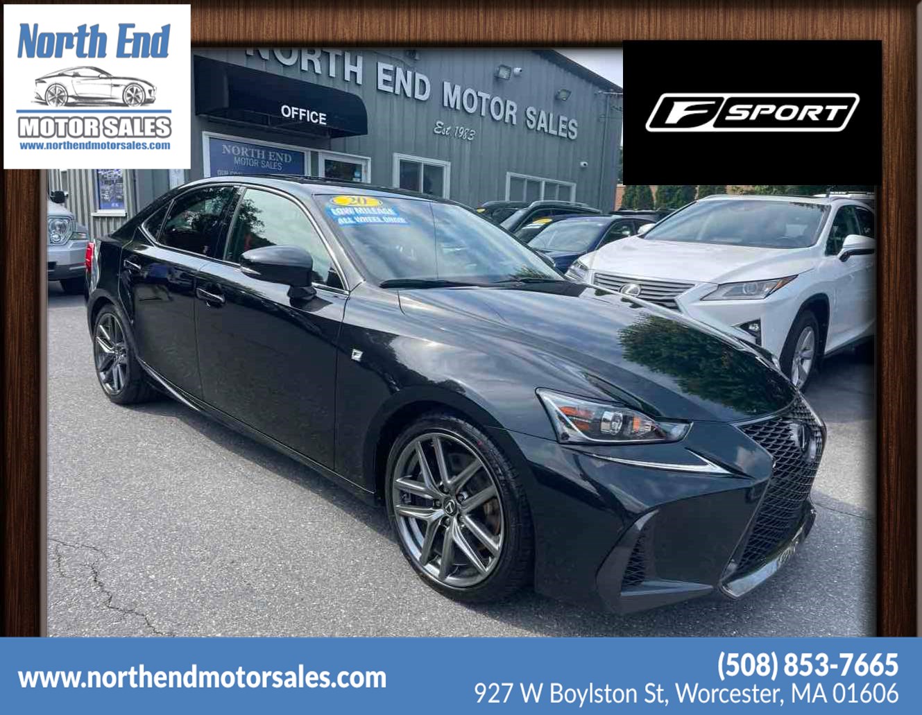 2020 Lexus IS 300 F SPORT F SPORT AWD