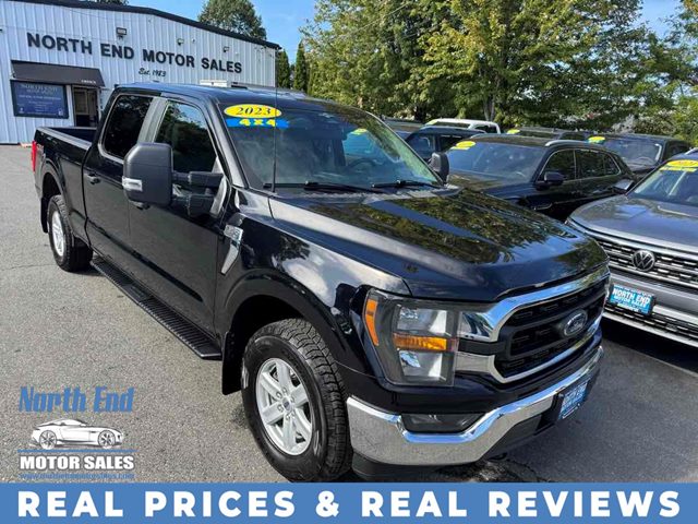 Agate Black Metallic 2023 Ford F-150 XLT SuperCrew 4WD Pickup Truck Four-Wheel Drive Automatic
