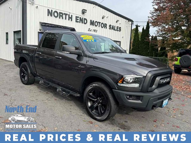Granite Crystal Metallic 2022 RAM 1500 Classic Warlock Crew Cab 4WD Pickup Truck Four-Wheel Drive Automatic