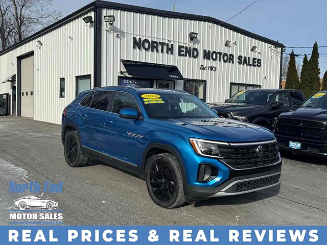 Kingfisher Blue Metallic 2024 Volkswagen Atlas Cross Sport SEL 4Motion SUV / Crossover All-Wheel Drive Automatic