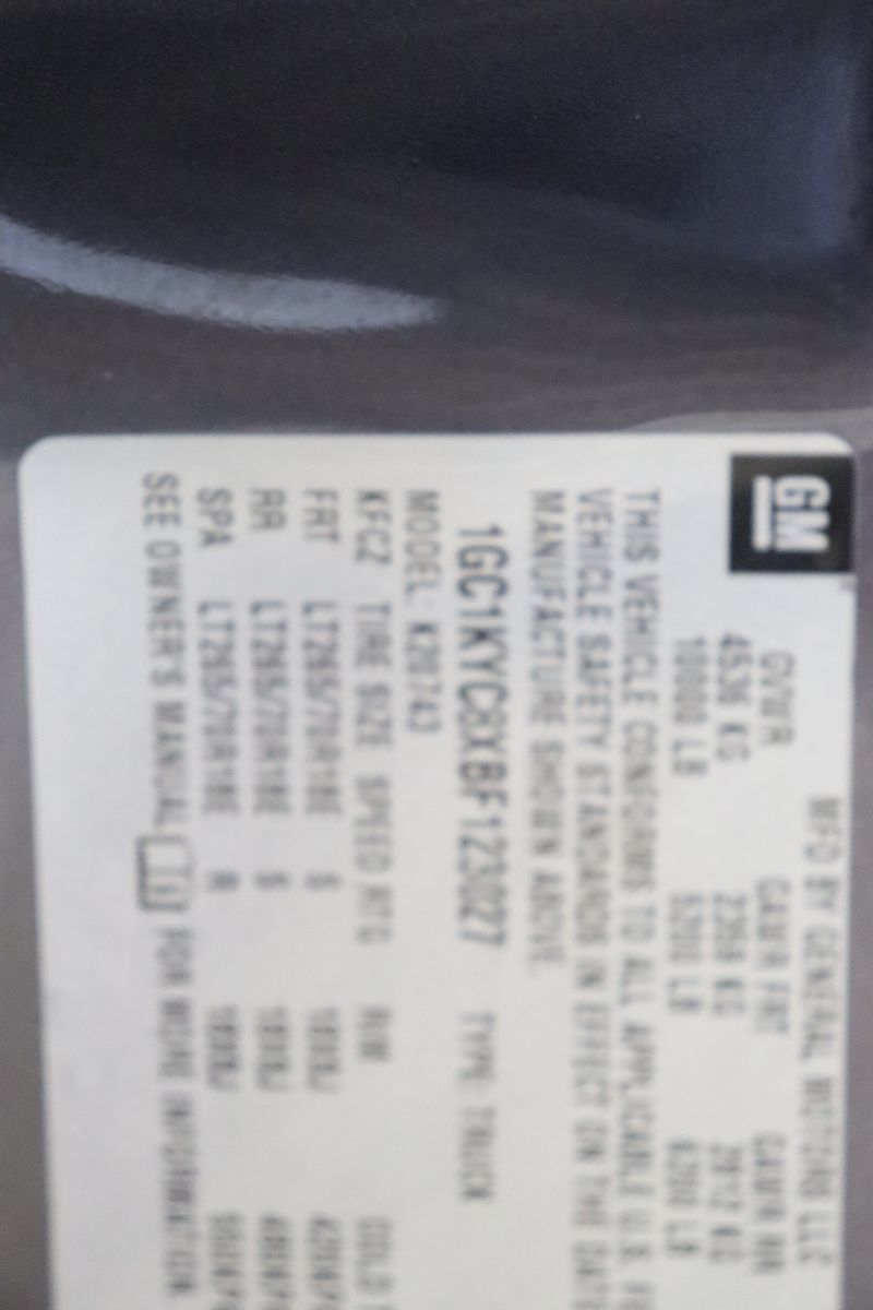 Sold 2011 Chevrolet Silverado 2500HD LTZ in Georgetown