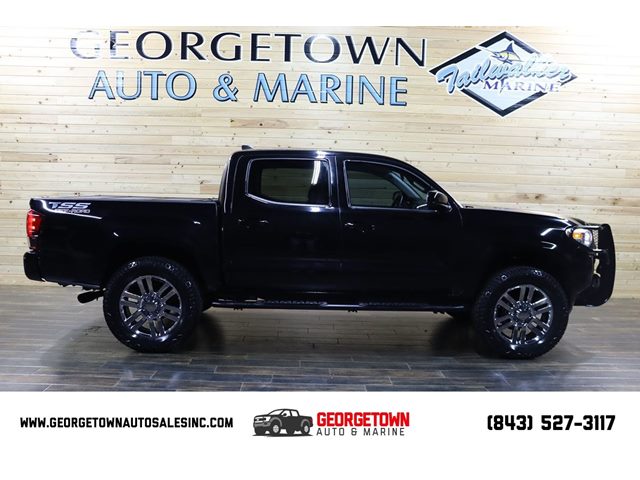 Black 2023 Toyota Tacoma SR V6 Double Cab 4WD Pickup Truck Four-Wheel Drive Automatic