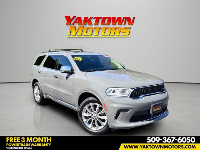 Gray (Destroyer Grey) 2021 Dodge Durango SUV / Crossover All-Wheel Drive Automatic