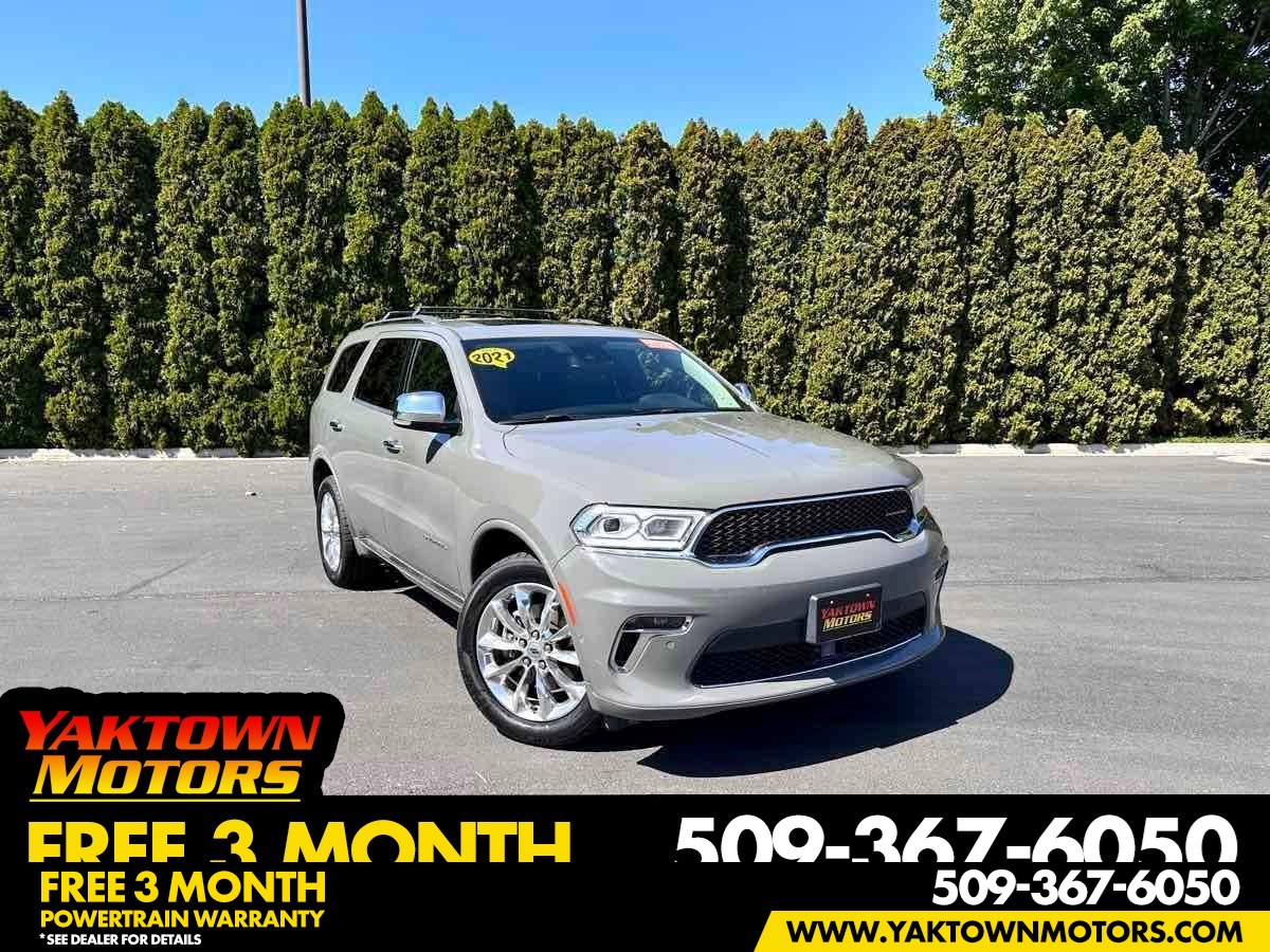 Gray (Destroyer Grey) 2021 Dodge Durango SUV / Crossover All-Wheel Drive Automatic