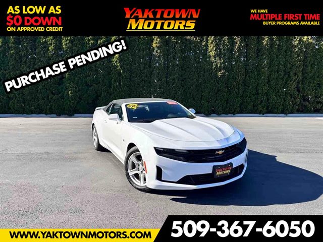 Summit White 2020 Chevrolet Camaro 1LT Convertible RWD Convertible Rear-Wheel Drive Automatic
